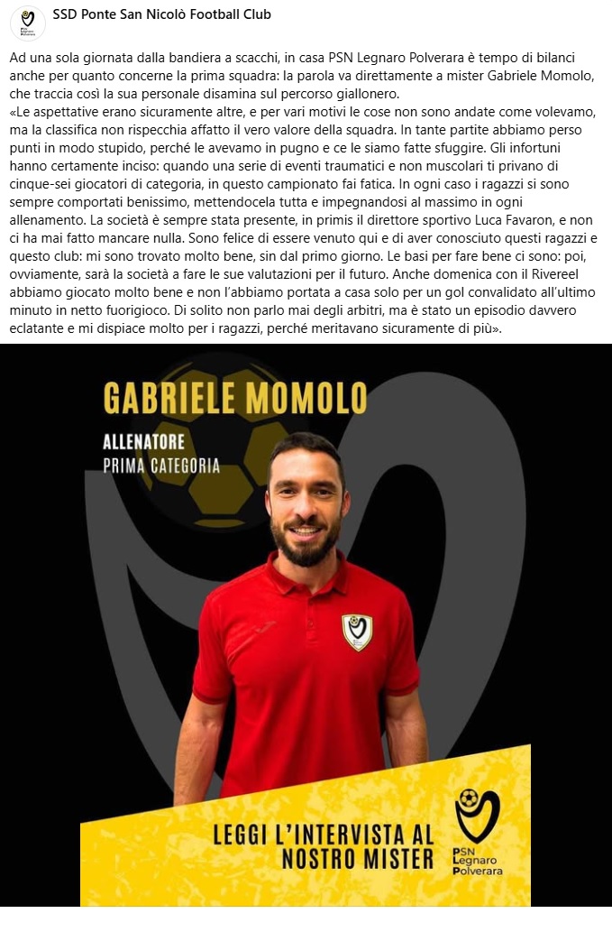 Intervista Gabriele Momolo