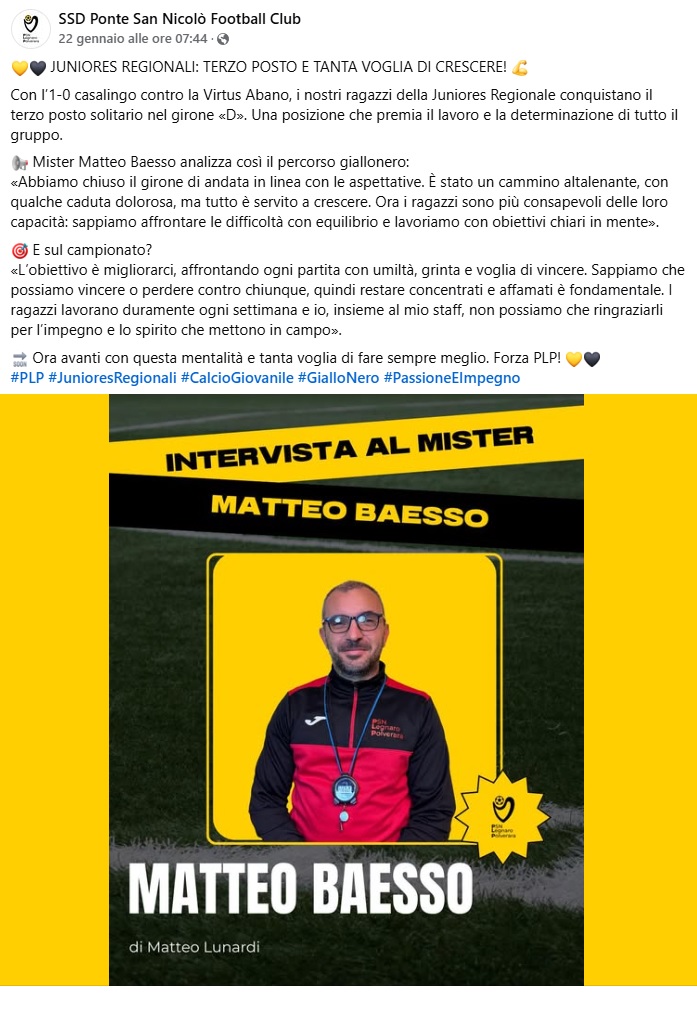Intervista Matteo Baesso