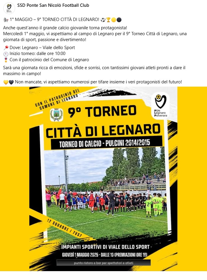Torneo città di Legnaro